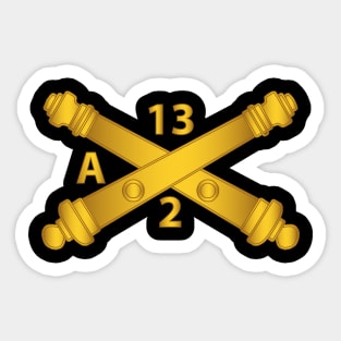 Alpha Battery, 2nd Bn, 13th Field Artillery Regiment - Arty Br wo Txt Sticker